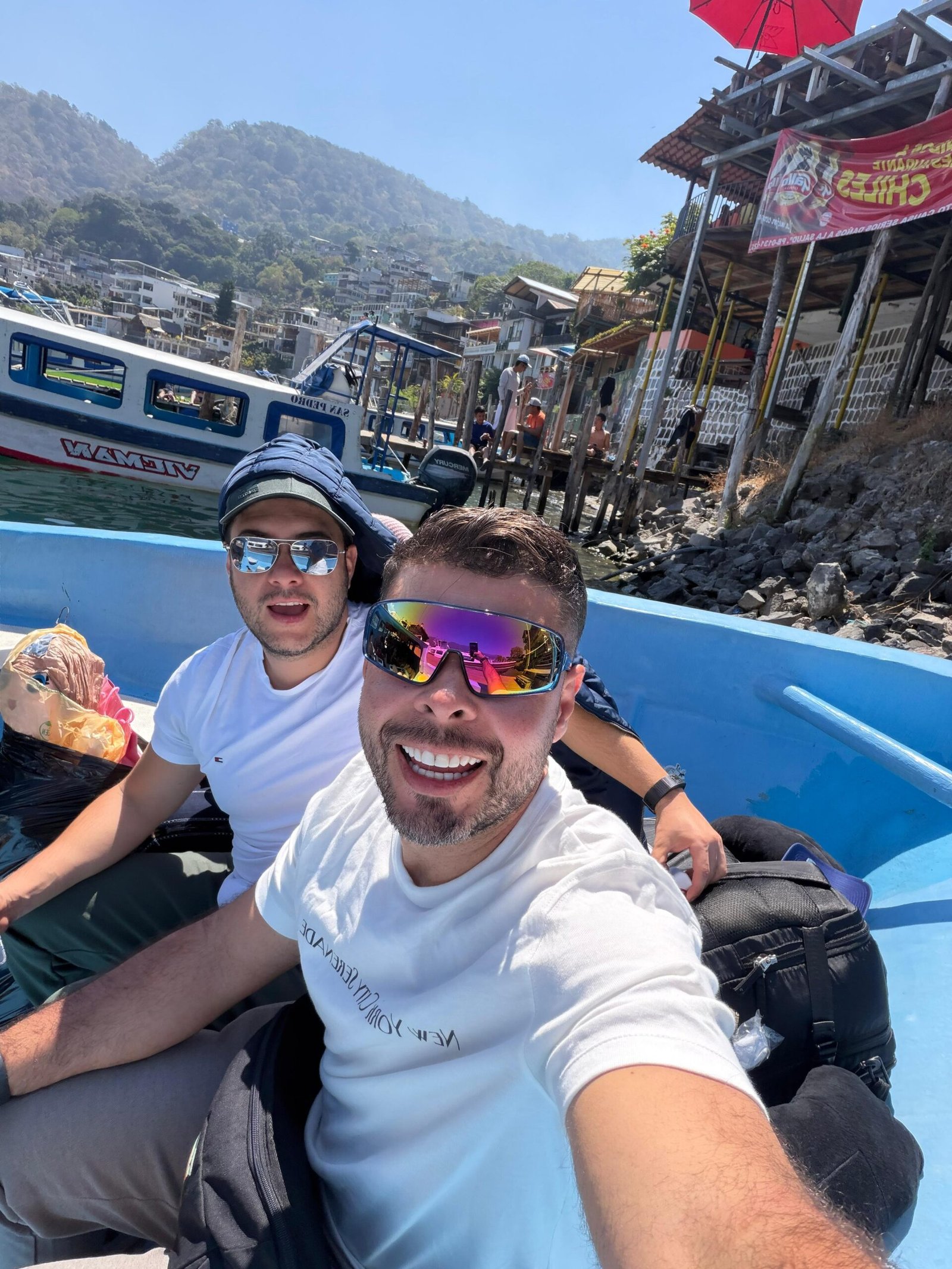 Viajeros durante una experiencia internacional